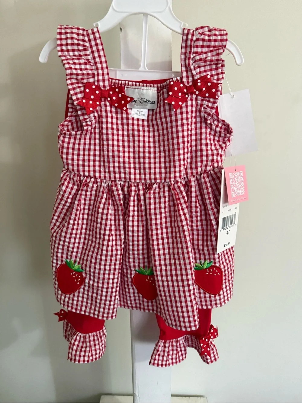 NWT Rare Editions Strawberry Outfit